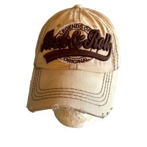 Kbethos Khaki Legends of Rock & Roll Hat Cap Adjustable
